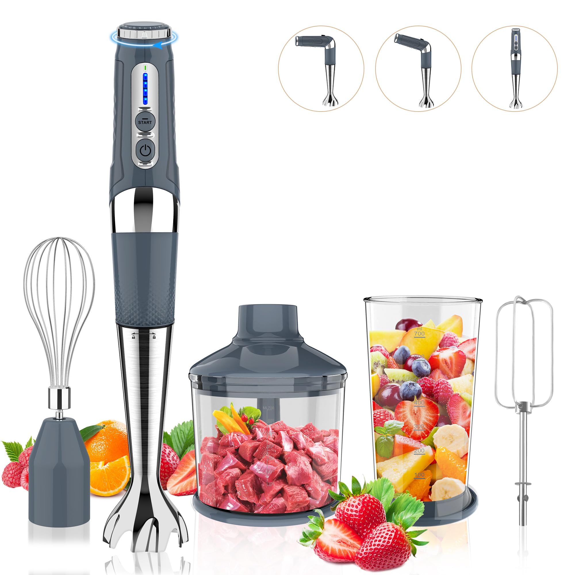 Amazon.com: Toogel Cordless Immersion Blender, 4-in-1 Electric